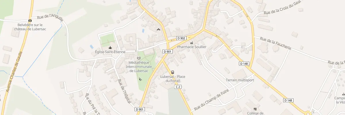 Plan du 26 Pl de l’Horloge à Lubersac