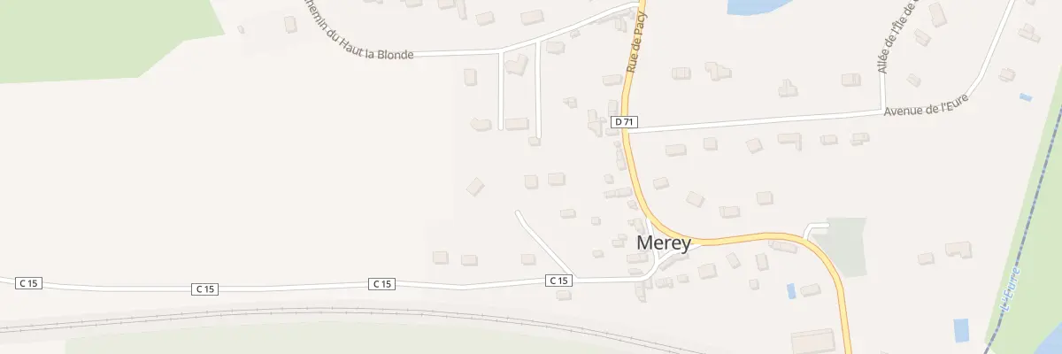 Plan du 3 Imp des Serres à Merey