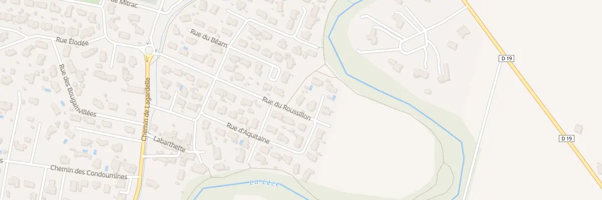 Plan du 13 Rue du Roussillon à Labarthe-sur-Lèze