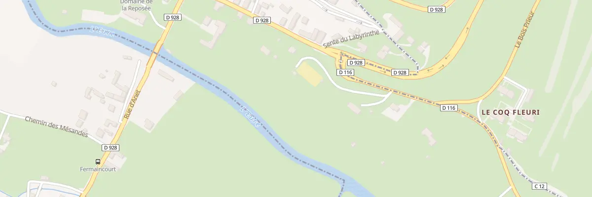 Plan du 14 Rte de la Foret à Cherisy