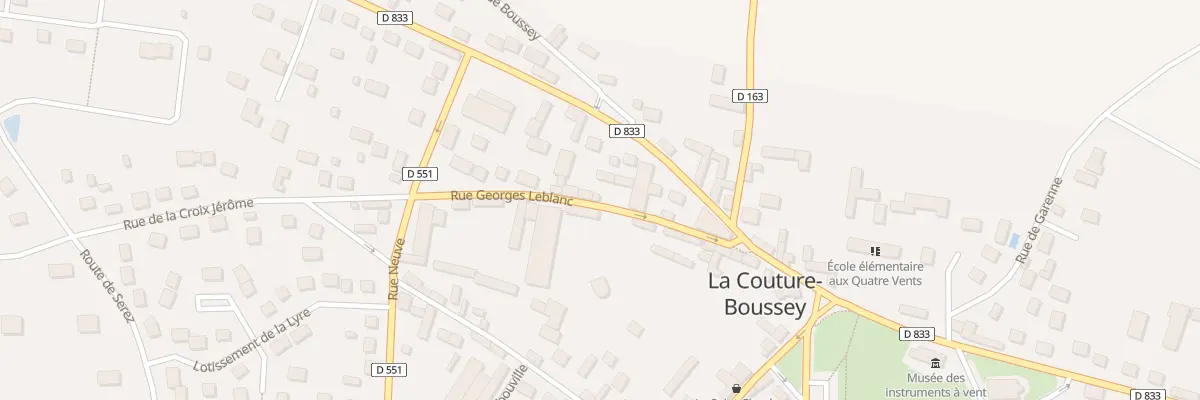 Plan du 8B Rue Georges Leblanc à La Couture-Boussey