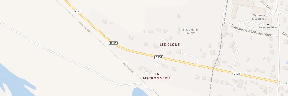 Plan du 9 Les Clous à Rivarennes
