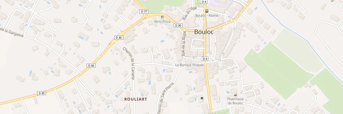 Plan du 1 Rue de la Rispe à Bouloc