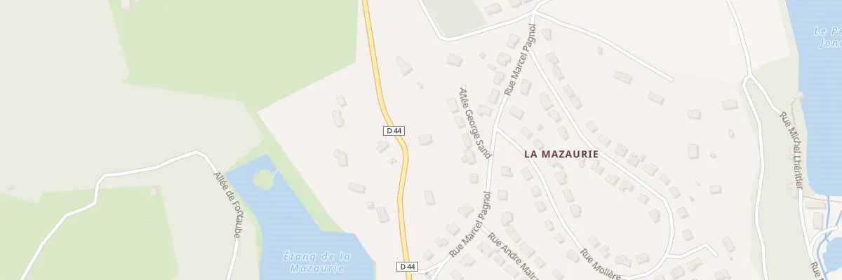 Plan du 22 Rue de la Mazaurie à Ambazac