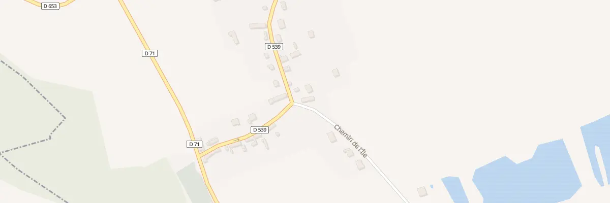 Plan du 1 Che de l’Ile à Gadencourt