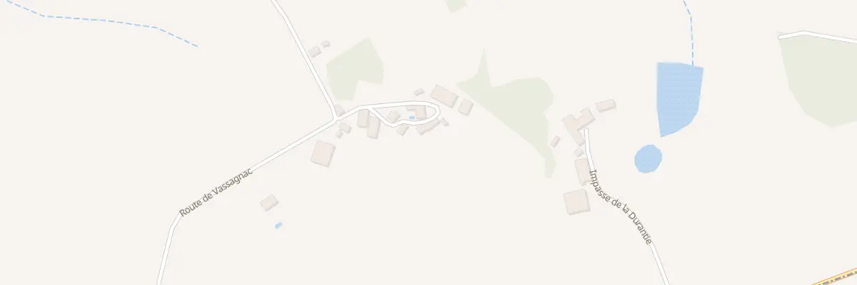 Plan du 5809 Vassagnac à Lubersac