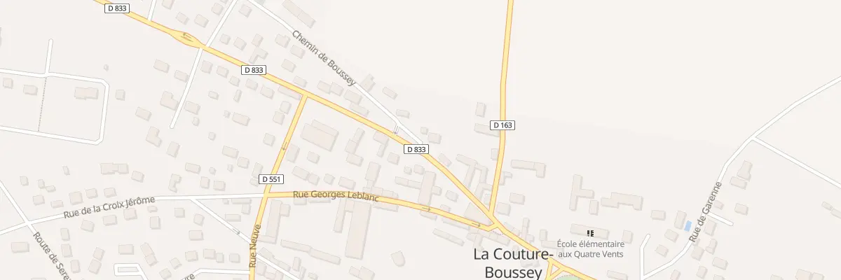 Plan du 22T Rte de Saint Andre à La Couture-Boussey