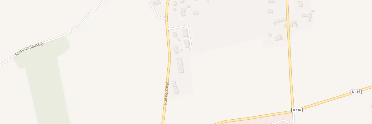 Plan du 4B Rue de Sorel à Saussay