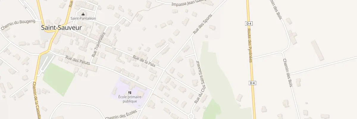 Plan du 35 Imp de la Clairfont à Saint-Sauveur