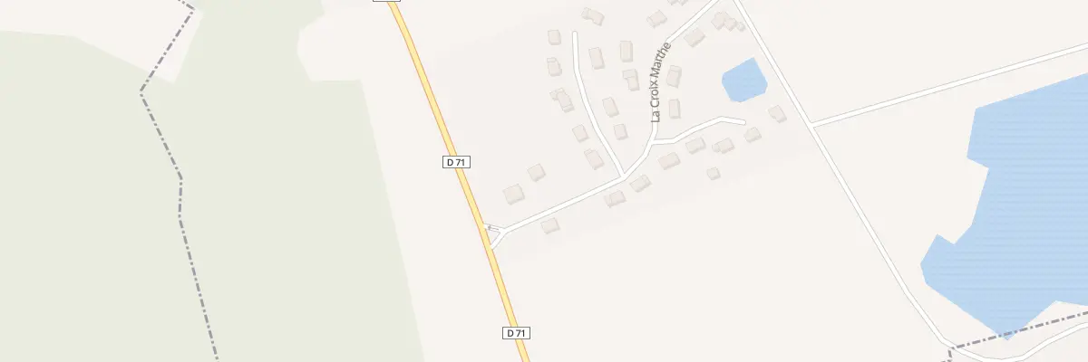 Plan du 3 La Croix Marthe à Gadencourt