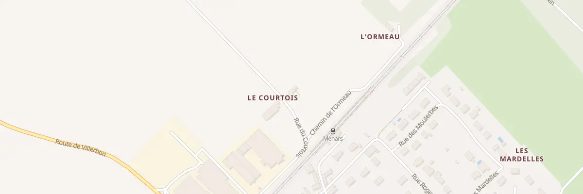 Plan du 2 Rue du Courtois à Menars
