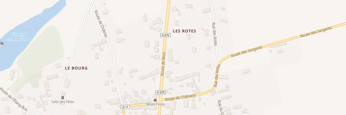 Plan du 12 Rte de Blois à Couddes