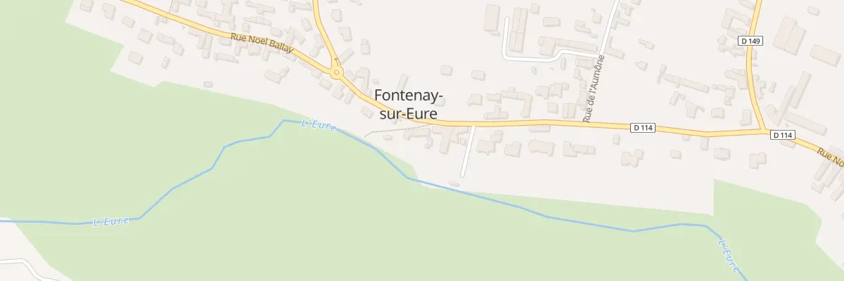 Plan du 28 Rue Noël Ballay à Fontenay-sur-Eure
