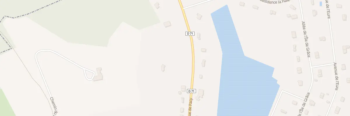 Plan du 55 Rue de Pacy à Merey