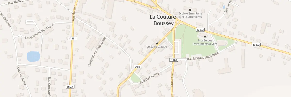 Plan du 12 Rue Grande à La Couture-Boussey