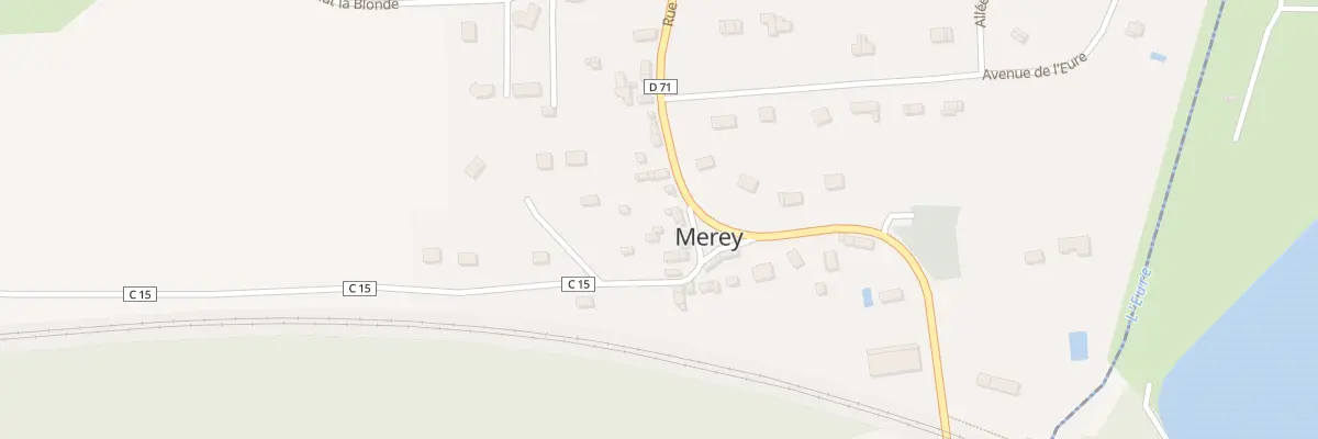 Plan du 29 Rue de Pacy à Merey