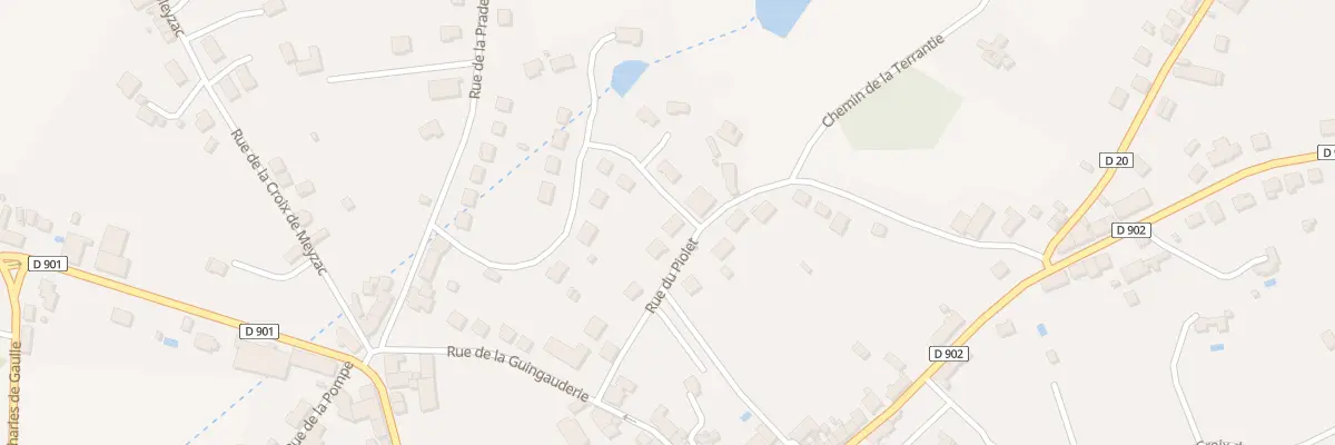 Plan du 11 Rue du Piolet à Lubersac