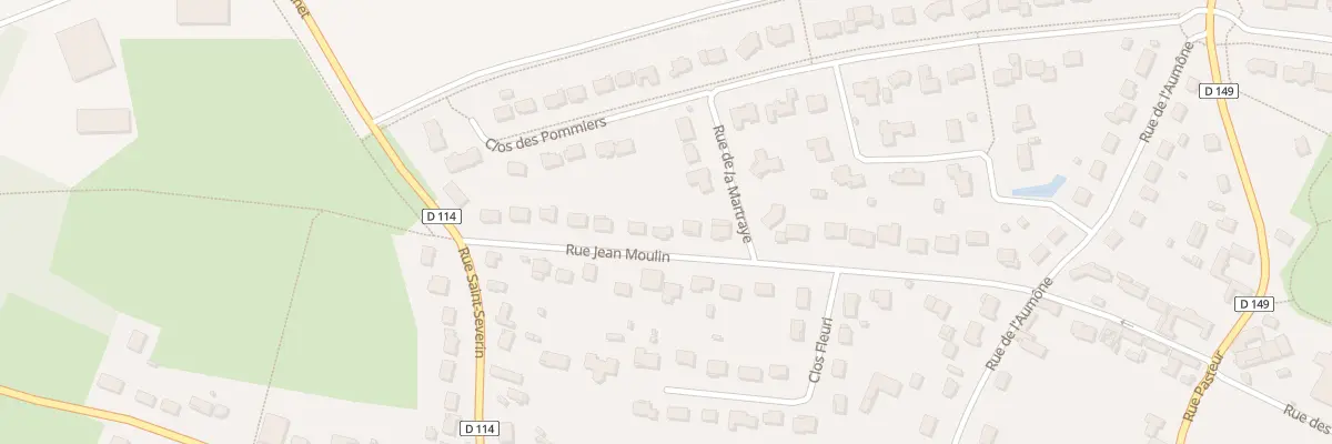 Plan du 15 Rue Jean Moulin à Fontenay-sur-Eure