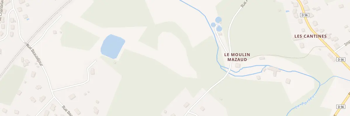 Plan du 11 Rue Alphonse Daudet à Ambazac