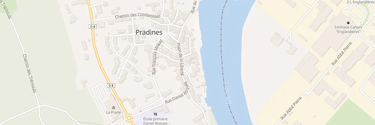 Plan du 5054 Pradines à Pradines