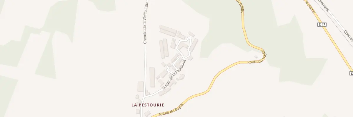 Plan du 5093 La Pestourie à Saint-Aulaire