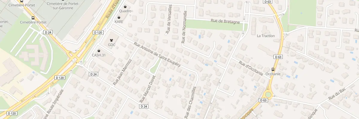 Plan du 4 Rue Saint Exupéry à Portet-sur-Garonne