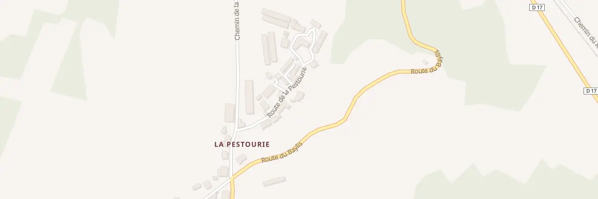 Plan du 600 Rte De La Pestourie à Saint-Aulaire