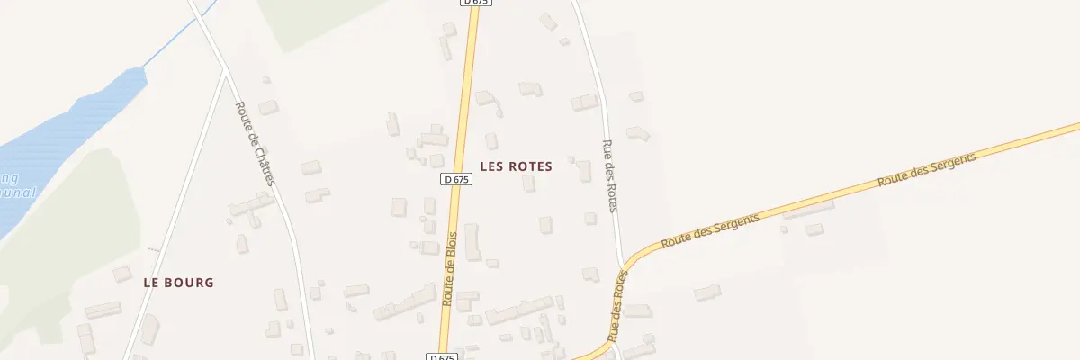 Plan du 100 Rue des Rotes à Couddes