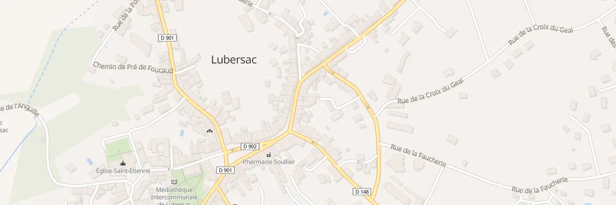 Plan du 10 Rue Saint Jean à Lubersac
