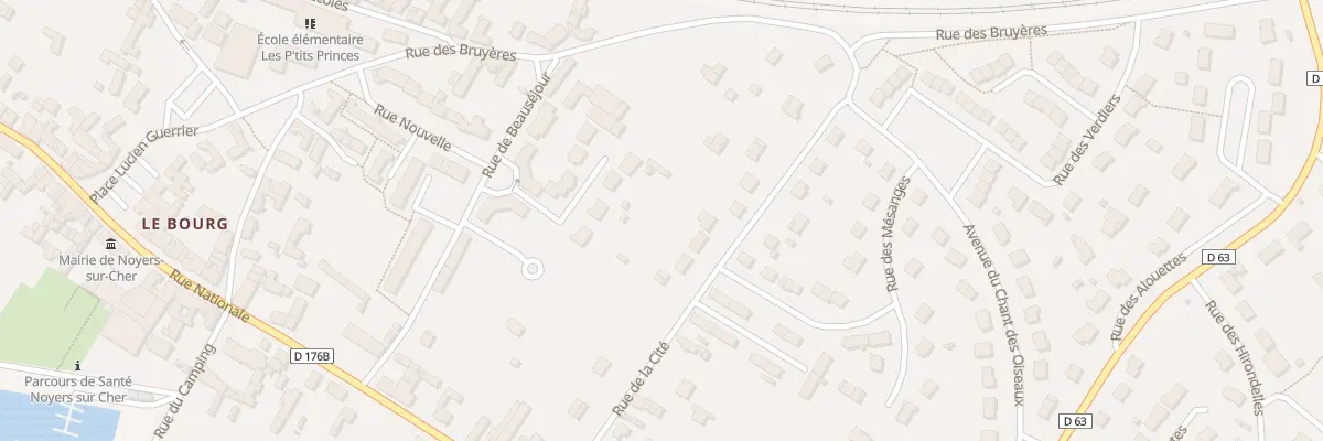 Plan du 19 Rue de la Cité à Noyers-sur-Cher