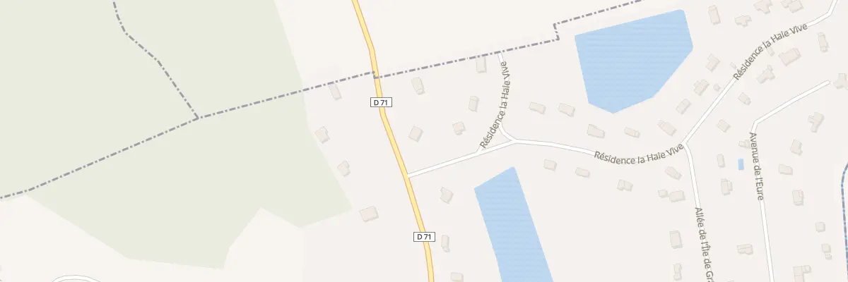 Plan du 75B Res La Haie Vive à Merey