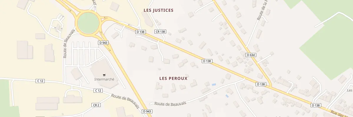 Plan du 116T Rue des Hervaux à Buzançais