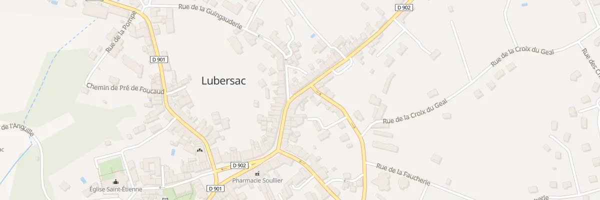 Plan du 20 Rue Saint Jean à Lubersac