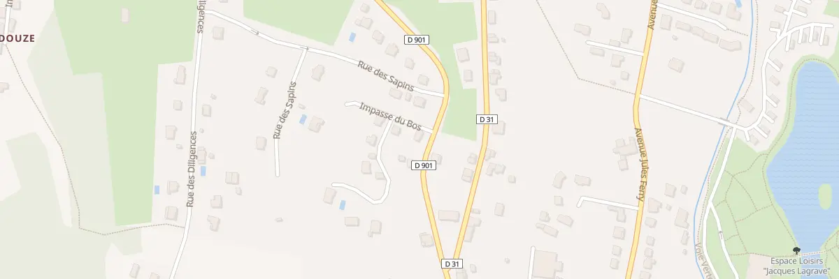 Plan du 39 Av Georges Clémenceau à Objat