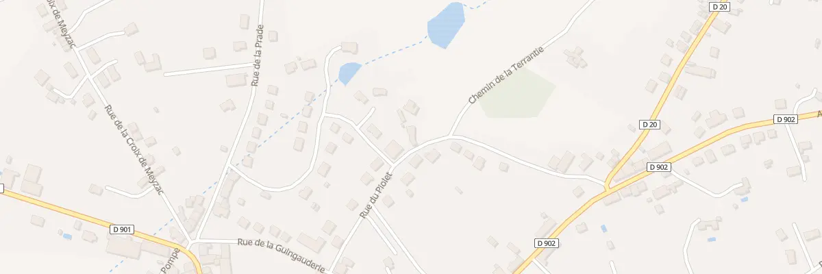 Plan du 13 Rue du Piolet à Lubersac