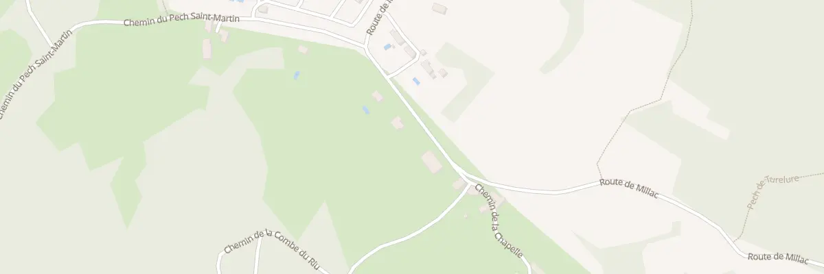 Plan du 2257 Rte de Millac à Pechs-de-l’Espérance