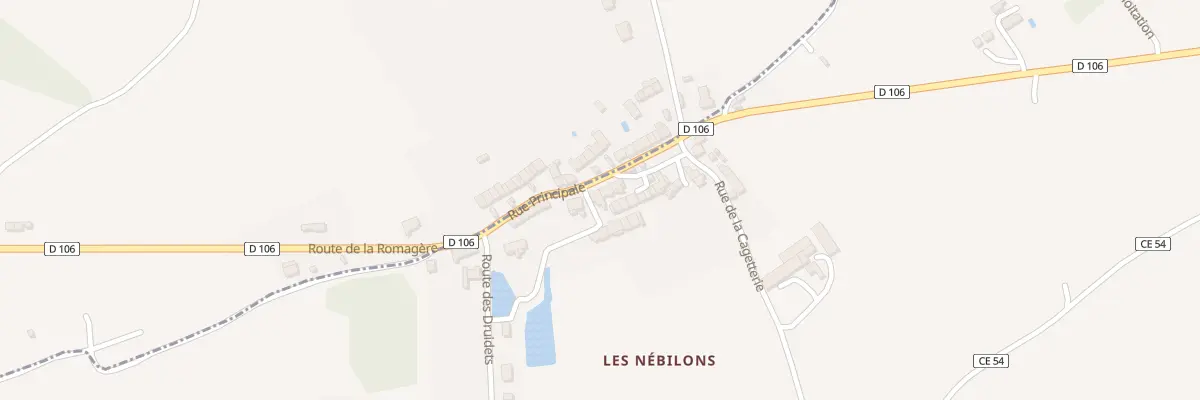 Plan du 5 Rue Principale à Thenay