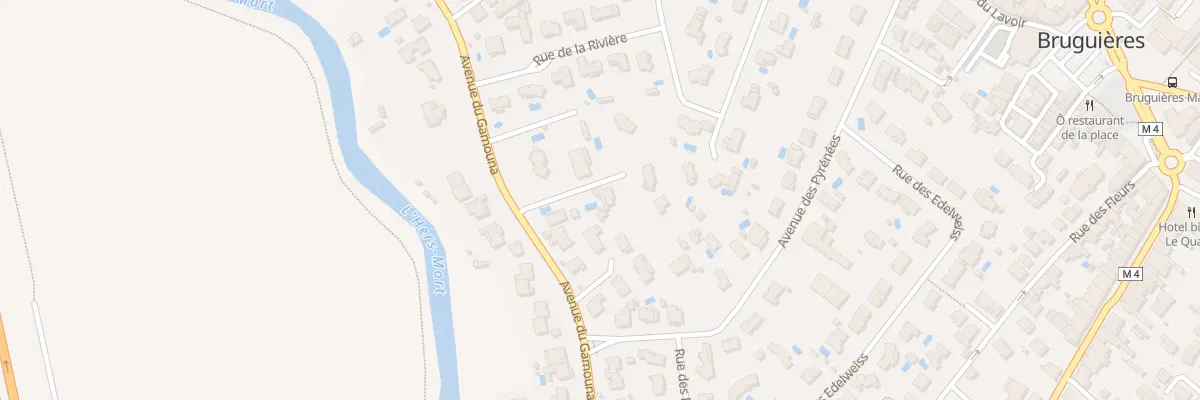 Plan du 42B Av du Gamouna à Bruguières