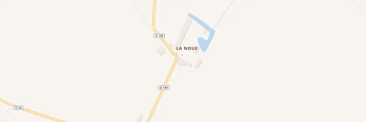 Plan du 2 La Noue à Amilly