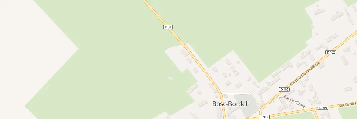 Plan du 245 Rte de la Fosse à l’Eau à Bosc-Bordel