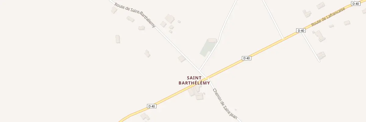 Plan du 73 Rte de Saint Barthélémy à Mirabel