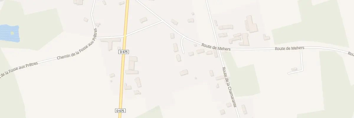Plan du 211 Rte de Mehers à Couddes