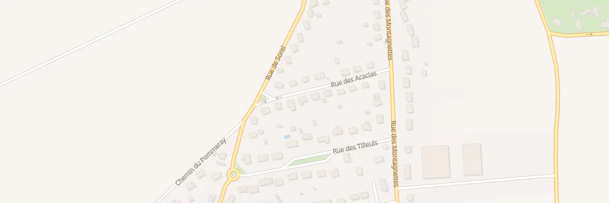 Plan du 8 Rue des Acacias à Saussay
