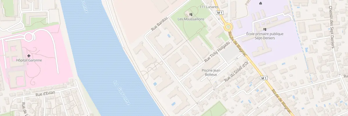 Plan du 8 Rue Bardou à Toulouse