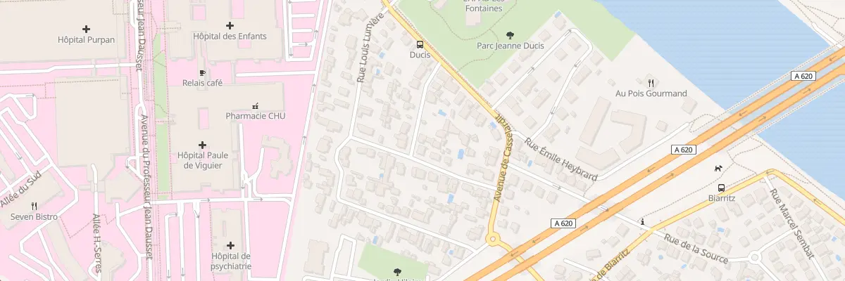 Plan du 4B Rue Paul Darbefeuille à Toulouse