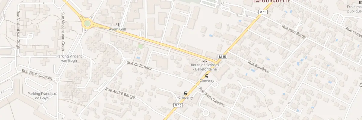 Plan du 5 All de Bellefontaine à Toulouse
