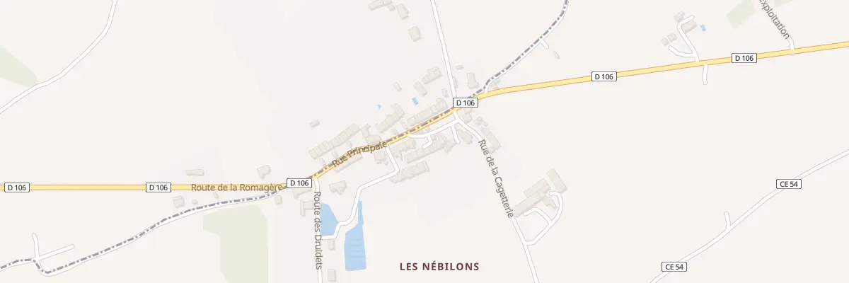 Plan du 9 Pl du Carroir à Thenay