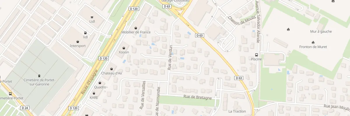 Plan du 9 Rue de Verdun à Portet-sur-Garonne