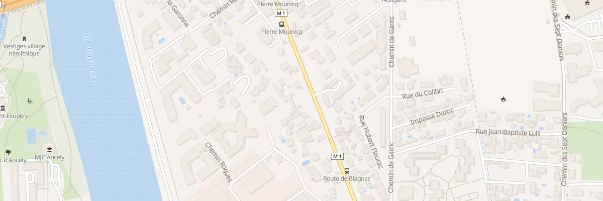 Plan du 133 Rte de Blagnac à Toulouse