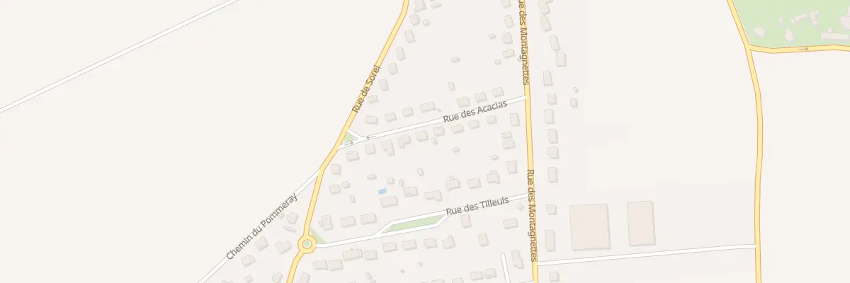 Plan du 10 Rue des Acacias à Saussay